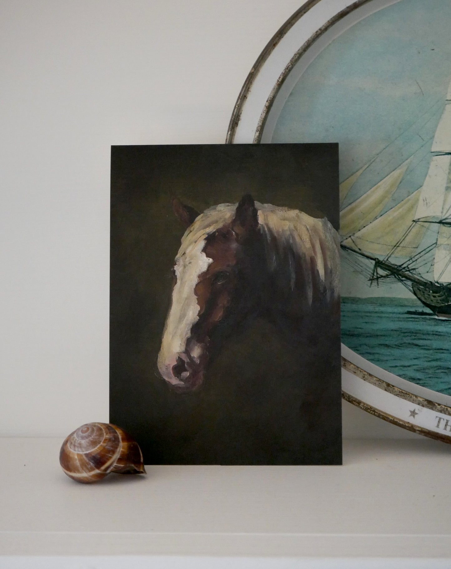 Oil Portrait of Horse